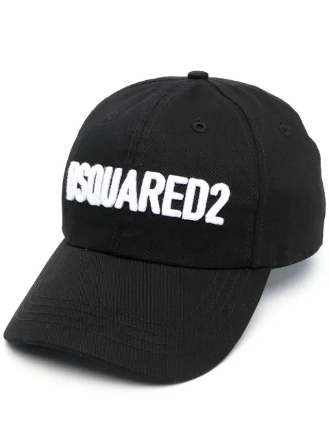 DSQUARED2 logo-appliqué baseball cap Black BCM071405C00002