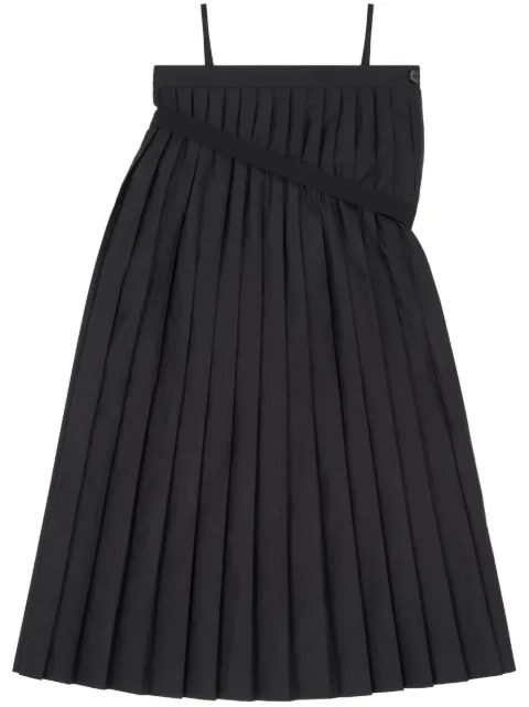 MM6 Maison Margiela pleated midi dress Black S52DD0015S54882
