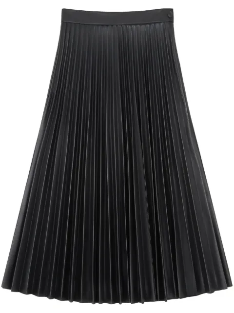 MM6 Maison Margiela pleated midi skirt Black S52MA0192S54449