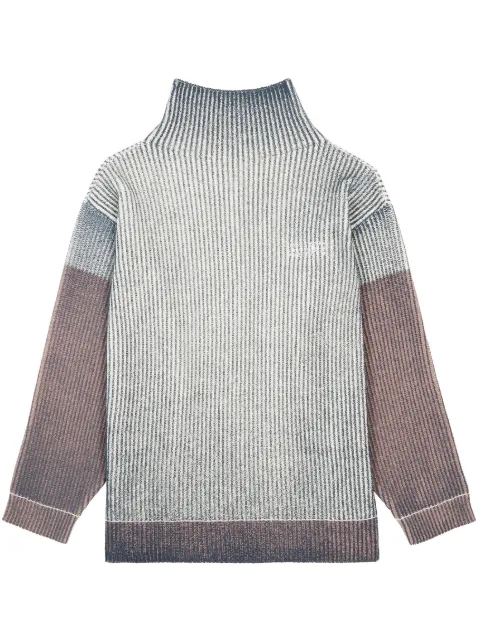 MM6 Maison Margiela high-neck ribbed jumper White S52DA0017S18282