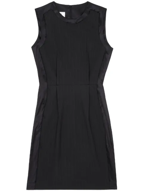 MM6 Maison Margiela pinstriped sleeveless minidress Black S52DA0007S52200