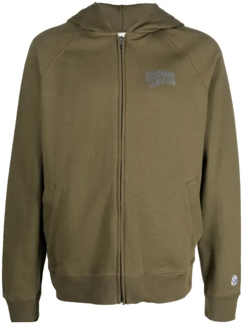 Billionaire Boys Club logo-print zip-up hoodie Green BC006