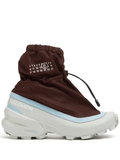 MM6 Maison Margiela X Salomon Cross mid-top sneakers Brown S59WS0216P5744