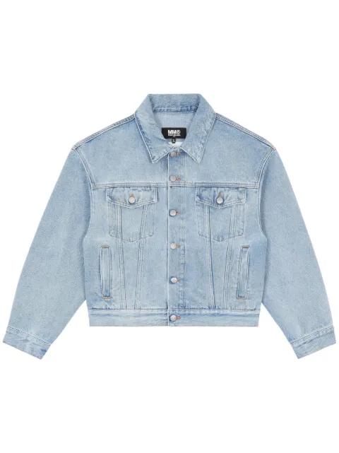 MM6 Maison Margiela button-up denim jacket Blue S52AM0265S30589