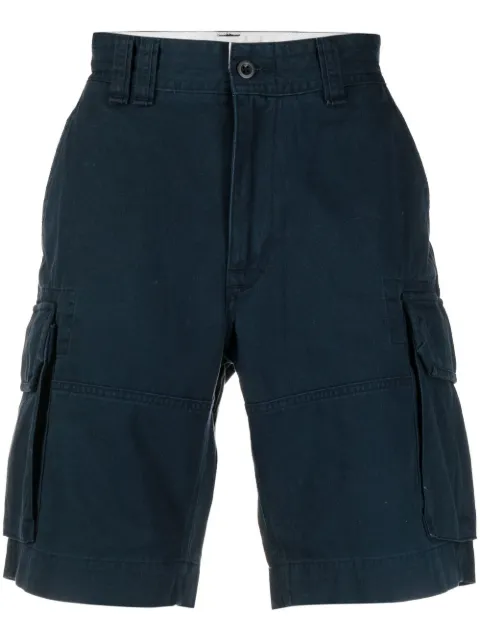 Polo Ralph Lauren logo-patch cotton cargo shorts Blue 710548502005