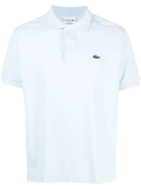 Lacoste logo-patch polo shirt Blue L1212