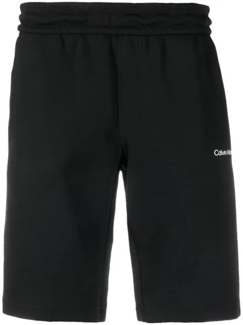 Calvin Klein logo-print detail shorts Black K10K111208