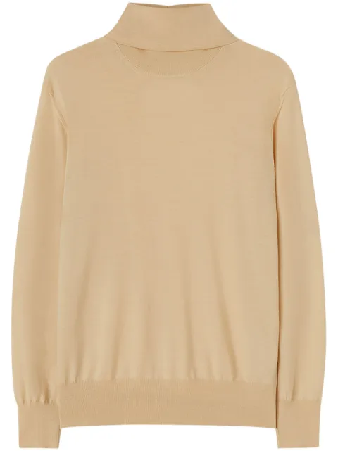 Jil Sander roll-neck wool jumper Neutrals J04GP0002J14531