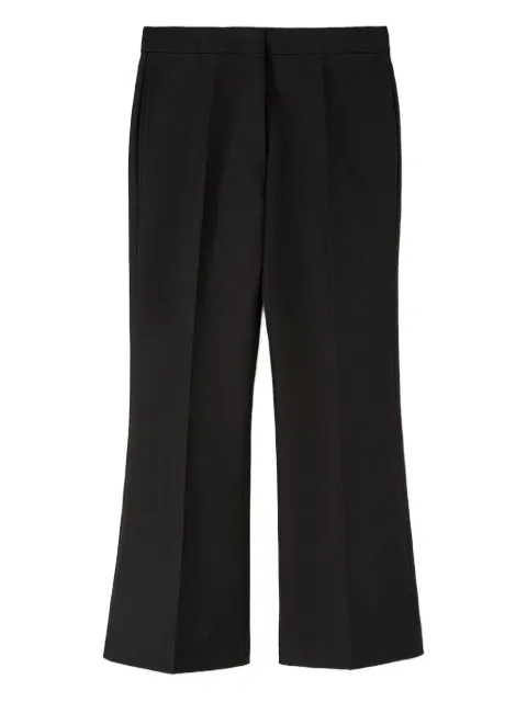 Jil Sander cotton cropped trousers Black J04KA0006J45078