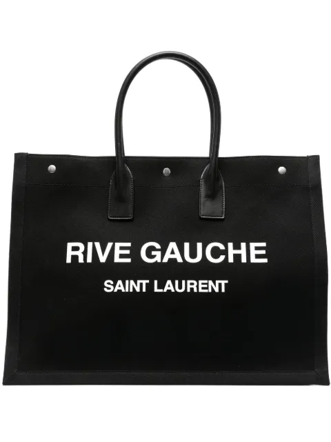 Saint Laurent large Rive Gauche tote bag Black 509415FAAVR