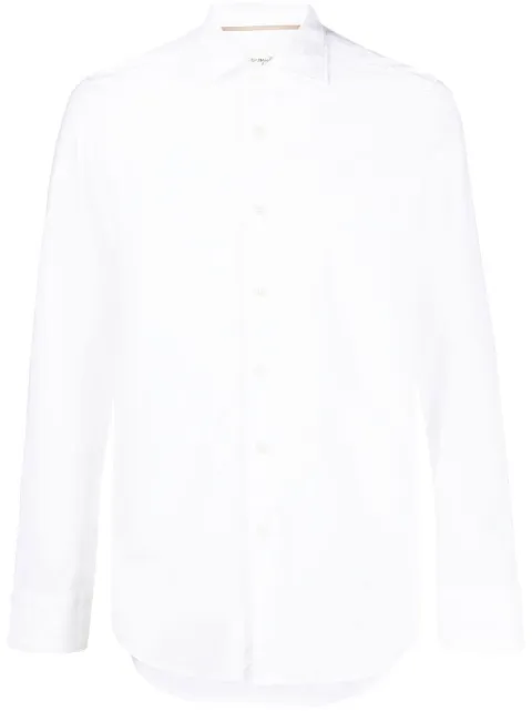 Tintoria Mattei long-sleeved cotton shirt White UCUNJW