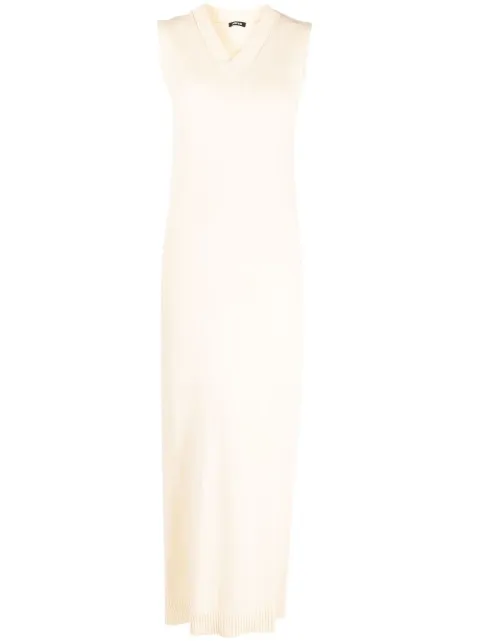 ASPESI sleeveless knitted dress Neutrals 5225M125