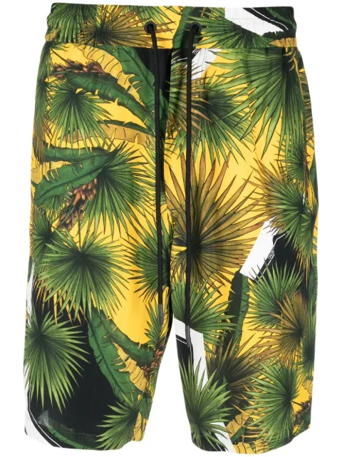 Iceberg tropical print deck shorts Green I1P0D1105108