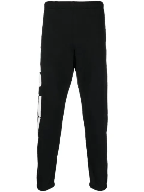 Heron Preston logo-patch track pants Black HMCH028C99JER002