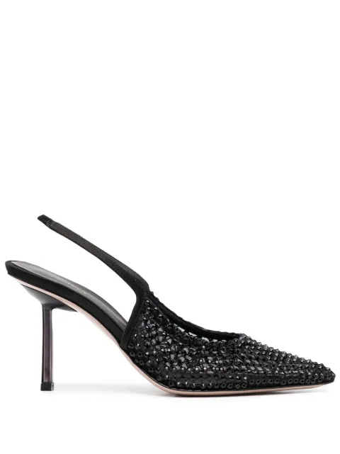 Le Silla 100mm Gilda slingback pumps Black 2299U080P1PPSAS933