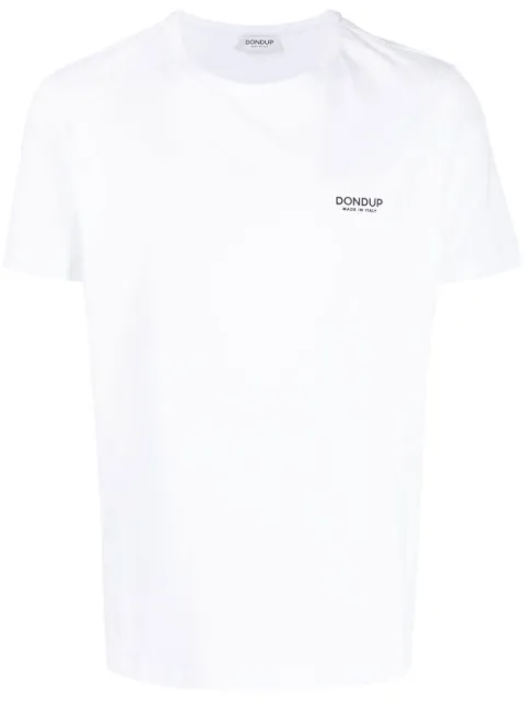 DONDUP chest print logo t-shirt White US198JF0271UDU6