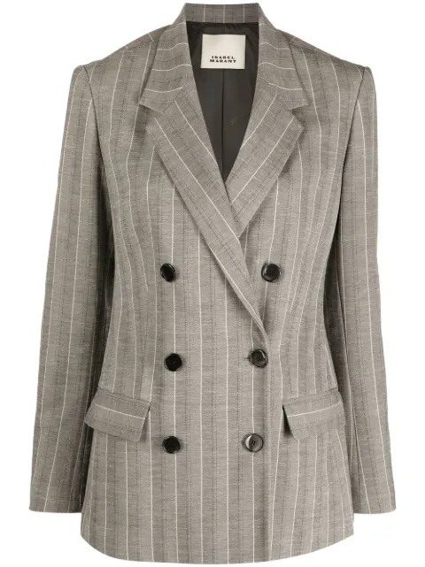 ISABEL MARANT Sheril double-breasted blazer Grey VE0028FBA1F19I