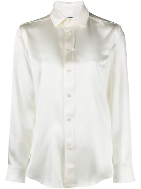 Polo Ralph Lauren silk longsleeved shirt White 211891378001