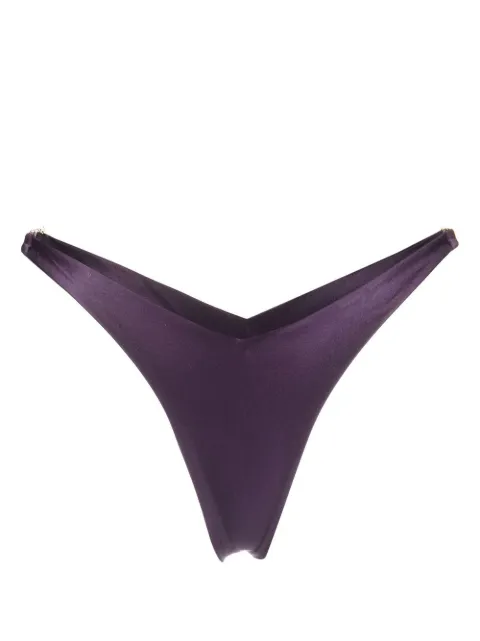 GCDS logo-hardware bikini bottoms Purple SS23W720131