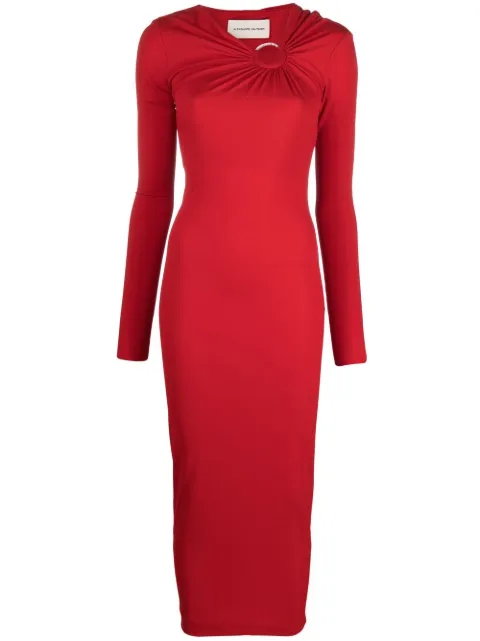Alexandre Vauthier cut-out midi dress Red DR1854