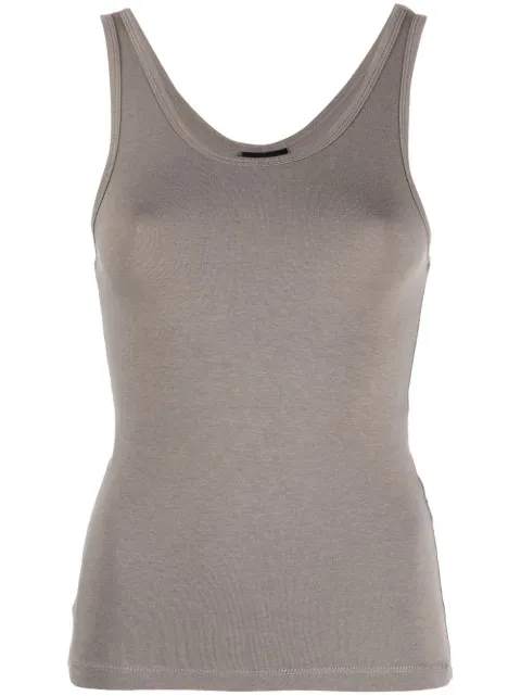 Thom Krom contrast-stitching top Grey WTS474