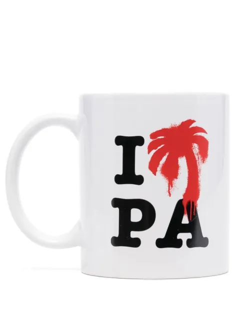 Palm Angels I Love PA ceramic mug White PMZG008S23CER0010110