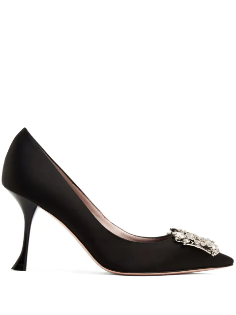 Roger Vivier Bouquet Strass buckle pumps Black RVW53028020RS0B999