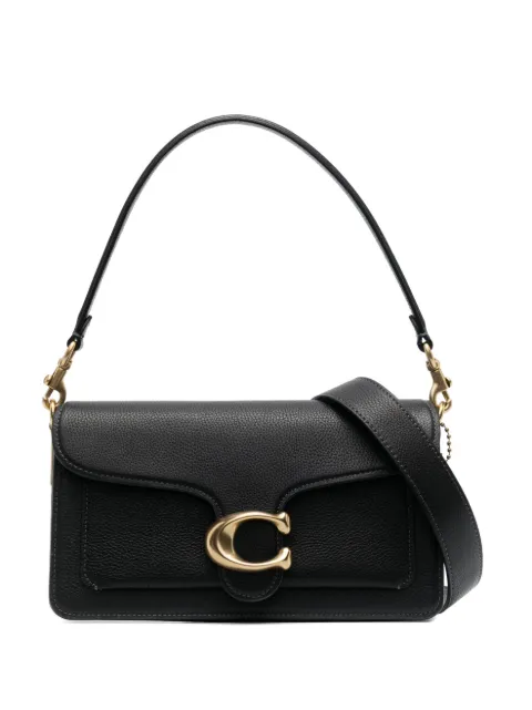 Coach Tabby pebble leather shoulder bag Black CH857