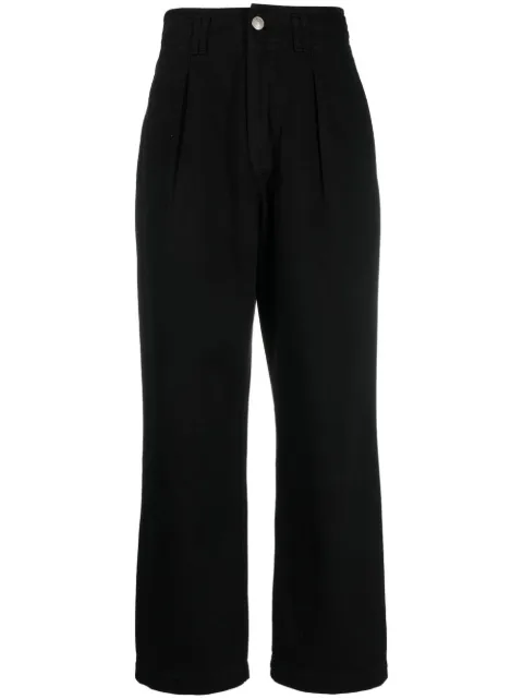 rag & bone loose-fit denim trousers Black WDD22H2933F2BL