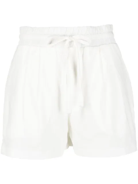 Thom Krom drawstring waistband shorts White WST332