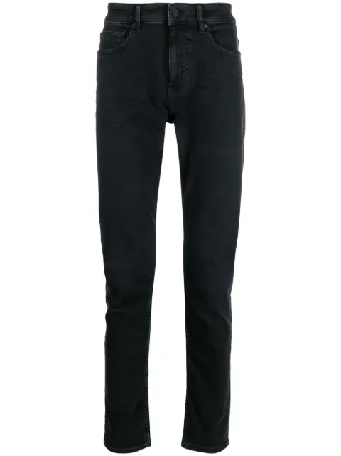 BOSS mid-rise slim-fit jeans Black 50488603