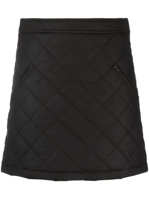 Burberry high-waist quilted skirt Brown 8065112