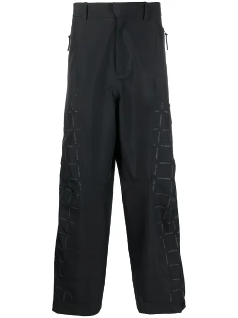 A-COLD-WALL* Grisdale Storm straight-leg trousers Black ACWMB176