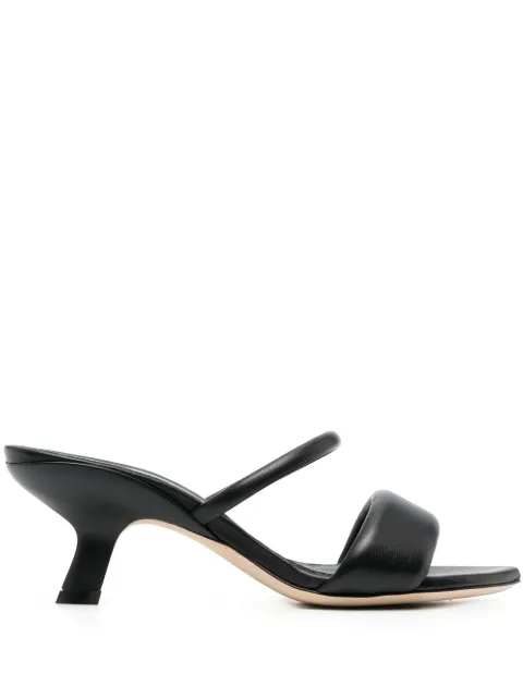 Vic Matie open-toe 70mm leather sandals Black 1C7050DC18C060101