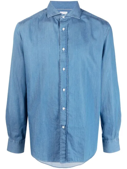 Brunello Cucinelli buttoned shirt Blue MR6830627C001