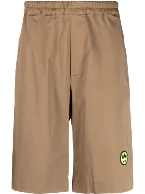 BARROW logo-print track shorts Brown 033934