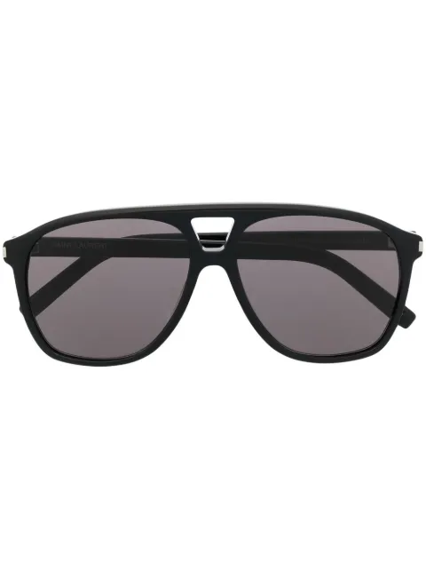 Saint Laurent Eyewear pilot frame sunglasses Black 736443Y9956