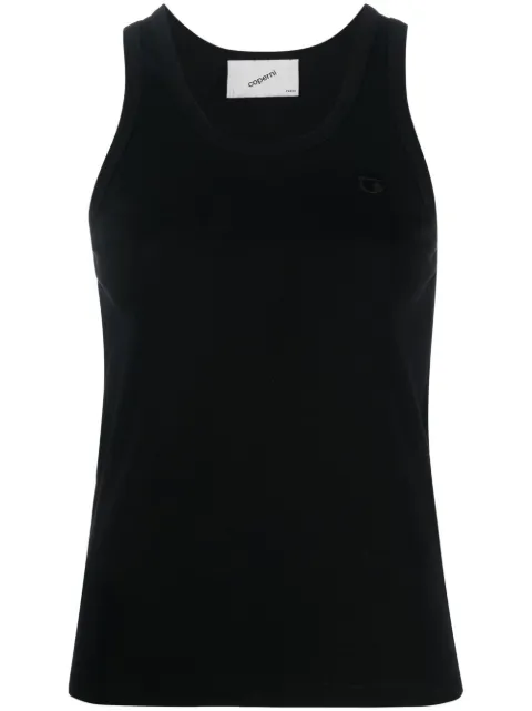 Coperni U-neck tank top Black COPJS12510