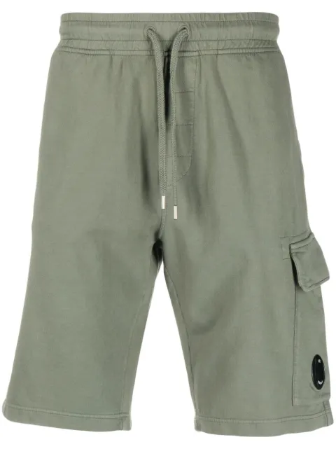 C.P. Company Lens-detail cargo shorts Green 14CMSB021A002246G
