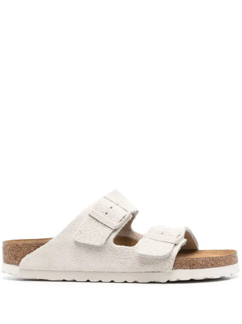 Birkenstock Arizona suede sandals White 1024516