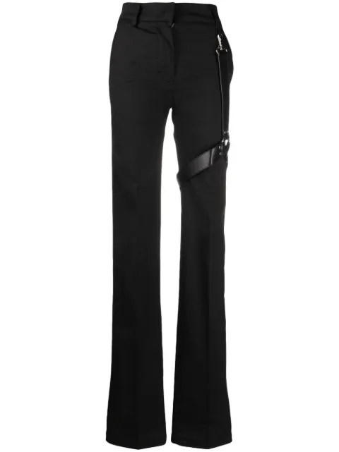 1017 ALYX 9SM harness-detail tailored trousers Black AAWPA0366FA01