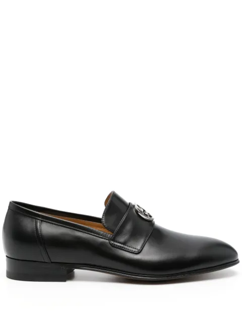 Gucci logo plaque loafers Black 73013406F00
