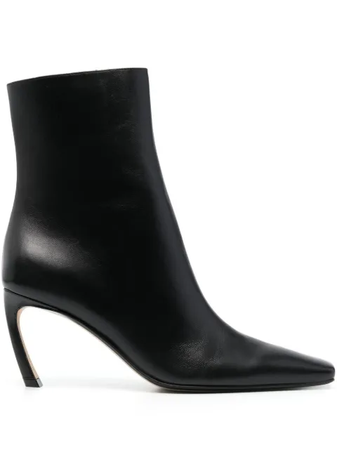 Lanvin Swing 70 leather boots Black FWBOSI08NAPAP23