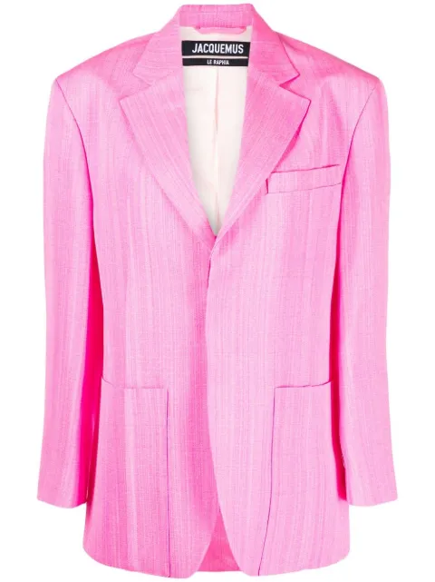 Jacquemus La Veste D'Homme single-breasted blazer Pink 22E213JA1011031
