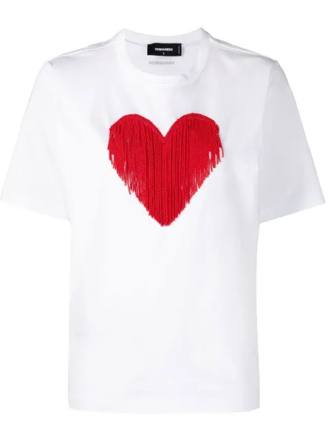 DSQUARED2 graphic-print T-shirt White S75GD0335S23009