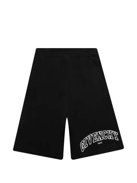 Givenchy logo-print track shorts Black BM513V3Y78