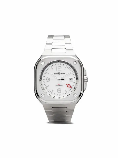 Bell & Ross BR-05 GMT 41mm White BR05GSISTSST
