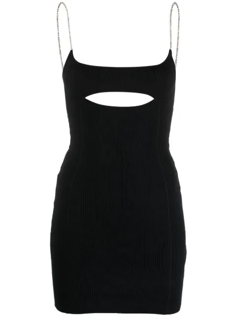 GCDS cut-out minidress Black SS23W670801