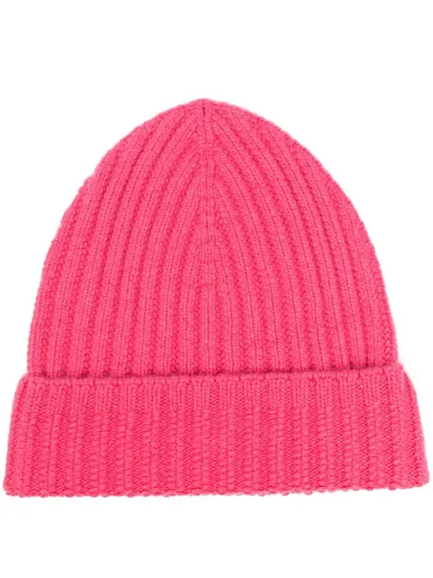 Barrie ribbed cashmere beanie Pink A00C30831