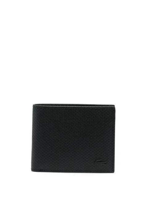 Lacoste Chantaco textured bi-fold wallet Black NH2824CE